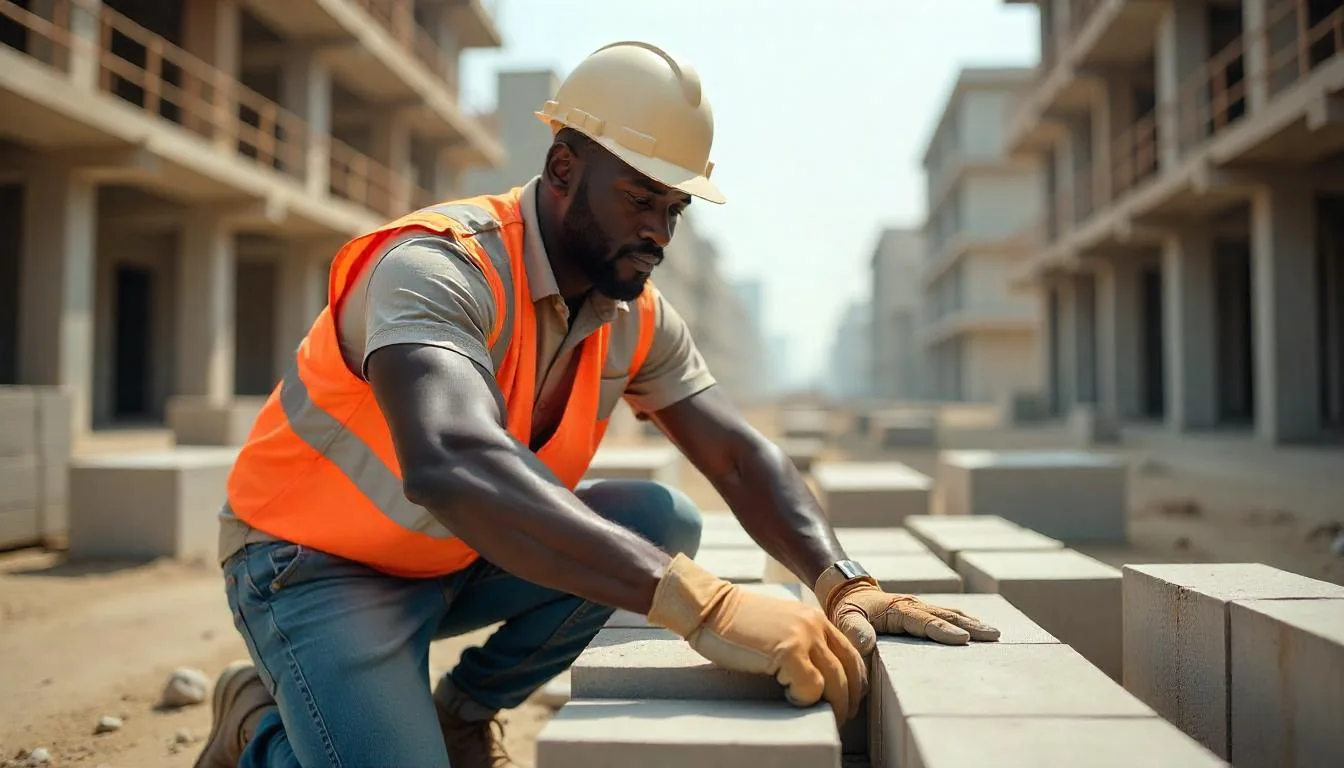Construction Worker at Work
